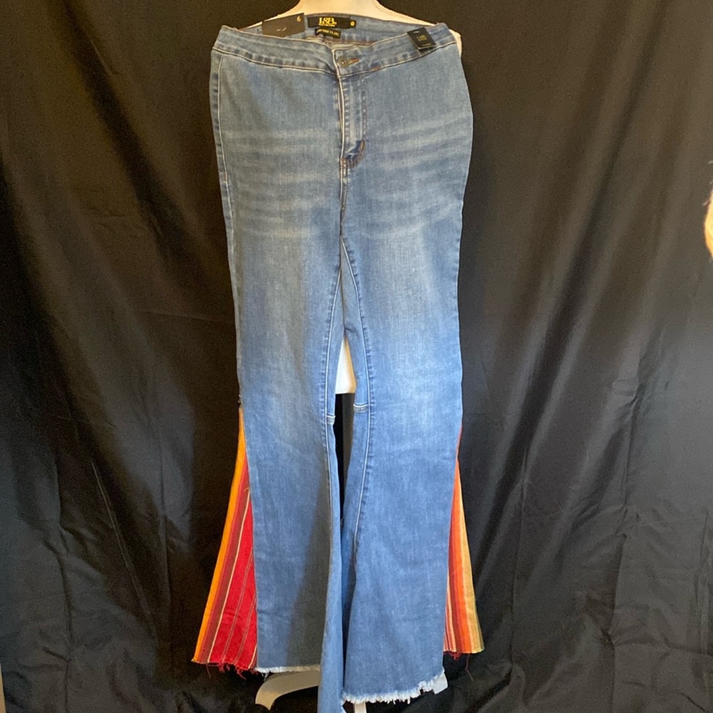 I & B Lucky & Blessed jeans